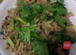 葱爆羊肉的做法图解3