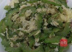 苦瓜炒蛋的做法图解7