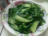 青瓜炒韭菜