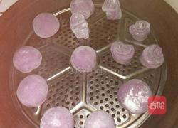 紫薯玫瑰花卷的做法图解11