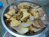 豆腐炒肉片