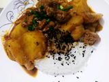 咖喱土豆鸡腿饭