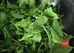 炒菠菜的做法图解3