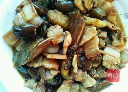 红烧肉焖茄子的做法图解15