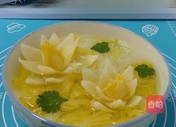白菜莲花粉丝汤的做法图解12