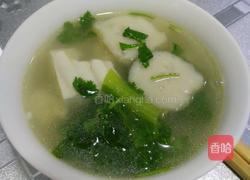 鱼丸豆腐小白菜汤的做法图解5