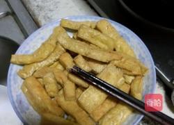 韭菜回锅豆腐的做法图解3