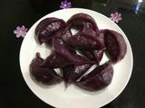 紫薯粉腊肉饺