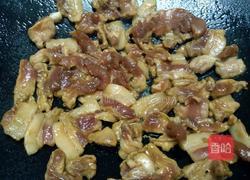 酸黄瓜豇豆炒肉的做法图解4