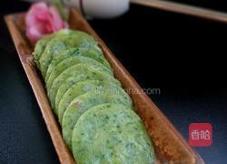 芹菜叶虾仁饼的做法图解9