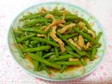 豆角炒肉丝
