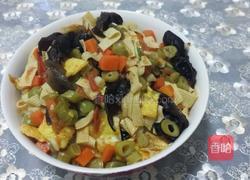 素菜打卤面的做法图解6