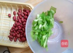 苦瓜红皮花生奶的做法图解1