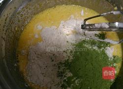 青汁小蛋糕的做法图解3