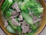丝瓜炒瘦肉