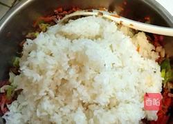 香煎米饭菜饼的做法图解4