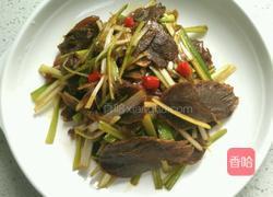 葱拌牛肉的做法图解4