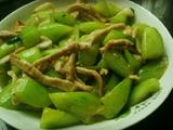 肉丝炒黄瓜
