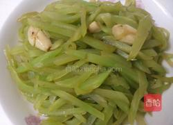 蚝油炒莴笋的做法图解6