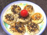 山药豆沙芝麻饼