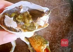 蛤蒌根炒河蟹的做法图解4