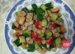 肉丁瓜丁红果的做法图解6