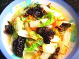 大白菜炒木耳