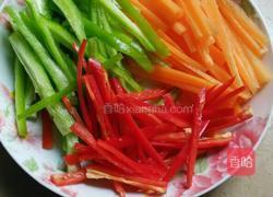 双丝白玉菇炒肉丝的做法图解2