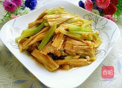 香芹炒腐竹的做法图解7
