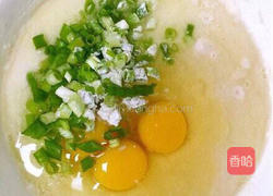 茄子煎饼的做法图解4