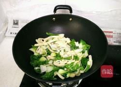 千张炒小白菜的做法图解5