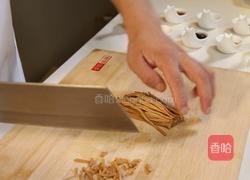 黄花木耳肉丁扒豆腐的做法图解1