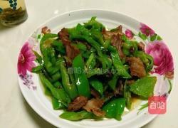 尖椒炒肉的做法图解5