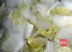 醋溜白菜片的做法图解4