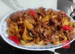 胗球炒酸菜的做法图解8
