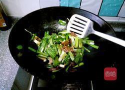 豆皮炒青蒜的做法图解4