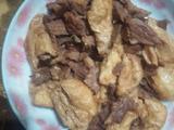 瘦肉焖炸豆腐