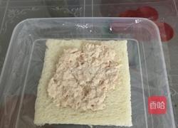 金枪鱼芝士三明治的做法图解5