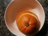 盐蒸橙子