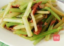 炒香芹的做法图解10