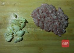 肉沫白灼菜心的做法图解3