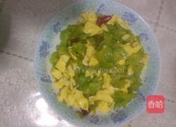 苦瓜炒鸡蛋的做法图解7