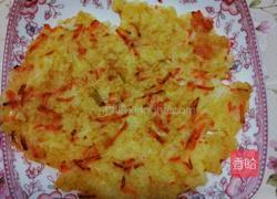 鸡蛋米饭饼的做法图解4
