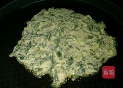 鸡蛋菠菜饼的做法图解6