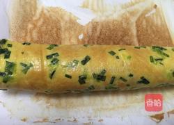 葱葱肉松蛋糕卷的做法图解8