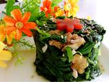 香拌核桃菠菜塔