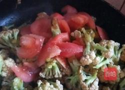 西红柿炒菜花的做法图解5