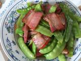 荷兰豆炒腊肉