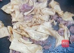 豆腐皮炒肉的做法图解8