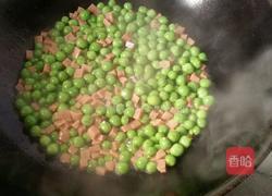 火腿肠炒青豆的做法图解4